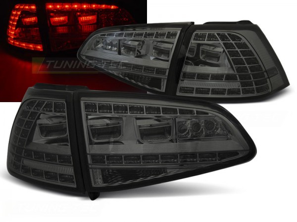 LED Rückleuchten für VW Golf 7 (VII) Limo Bj. 12-17 Smoke dynamischer Blinker