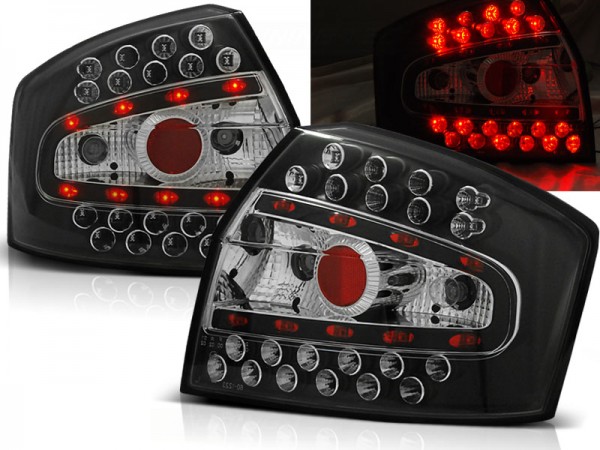 LED Rückleuchten für Audi A4 B6 (8E) Limo Bj. 00-04 Schwarz