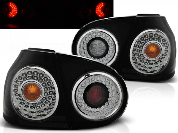 LED Rückleuchten für VW Golf 5 (V) Limo Bj. 03-09 Schwarz