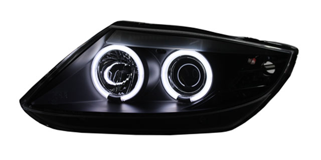 Scheinwerfer CCFL Angel Eyes für BMW Z4 E85 E86 Bj. 02-08 Schwarz | Z4 ...