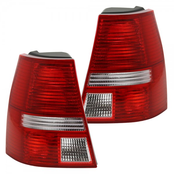 Rückleuchten Heckleuchten Set für VW Golf 4 + Bora Variant Bj. 97-06 Rot/Weiß