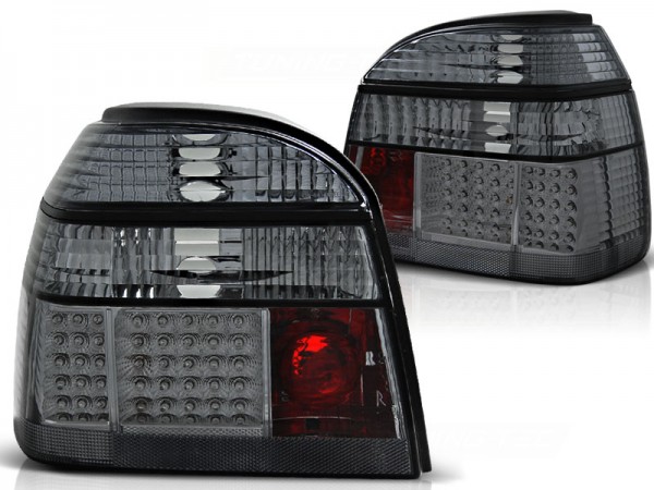 LED Rückleuchten für VW Golf 3 (III) Limo Bj. 91-98 Smoke