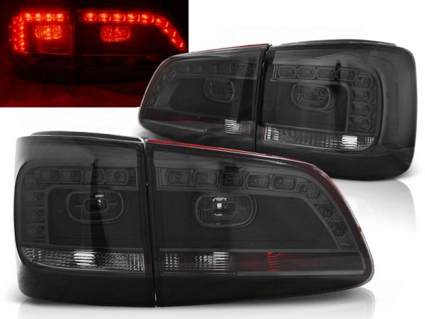 LED Rückleuchten für VW Touran 1T GP2 Facelift Bj. 10-15 Smoke
