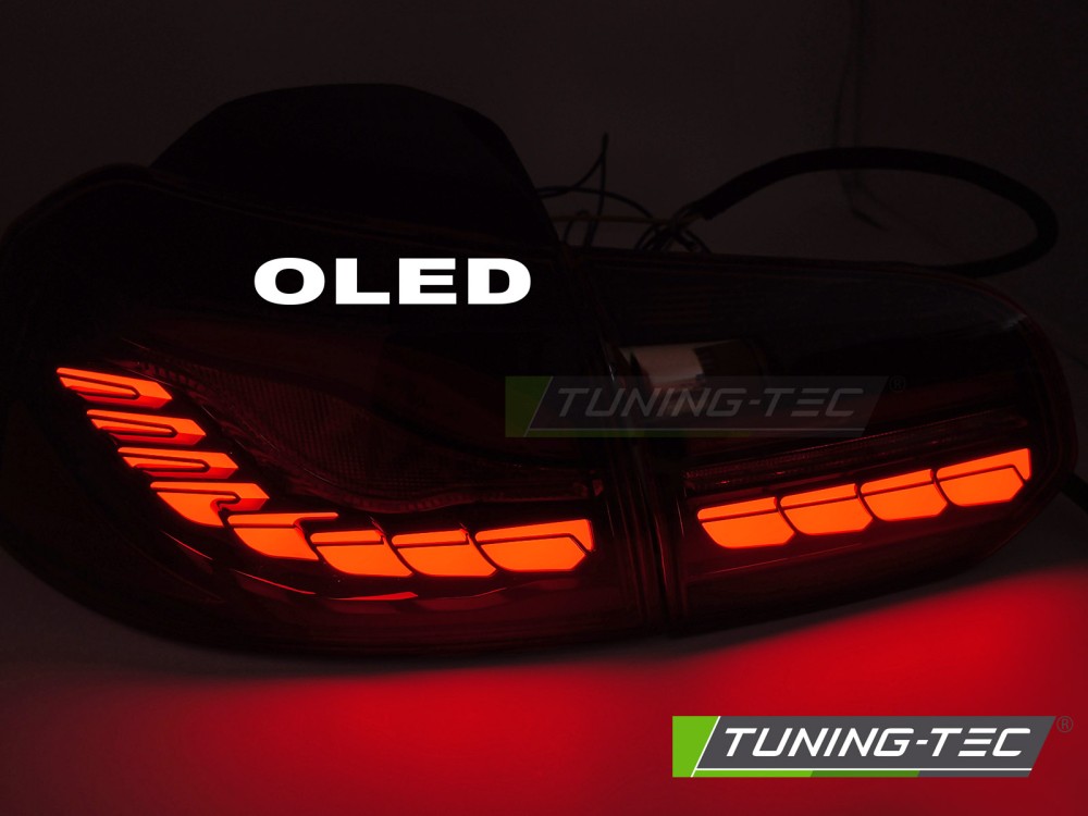 Voll LED Rückleuchten für VW Golf 6 VI Bj. 08-12 Schwarz in OLED Technik
