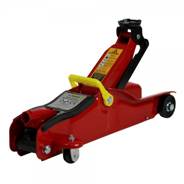 PKW Rangier Wagenheber Rot 8,5cm flach 2T Low Profile tiefergelegte Fahrzeuge