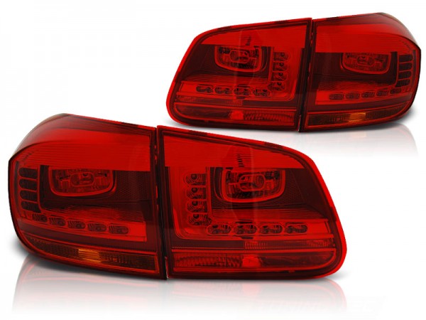 LED Rückleuchten für VW Tiguan 5N Facelift Bj. 11-15 Rot