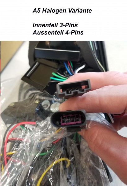 LED Lightbar Rückleuchten für Audi A5 Coupe Sportback Bj. 07-11 Schwarz