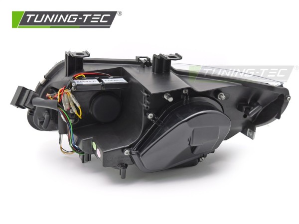 Xenon Scheinwerfer LED Tagfahrlicht Gelb für BMW E92 E93 ohne AFS Bj. 10-13 Schwarz