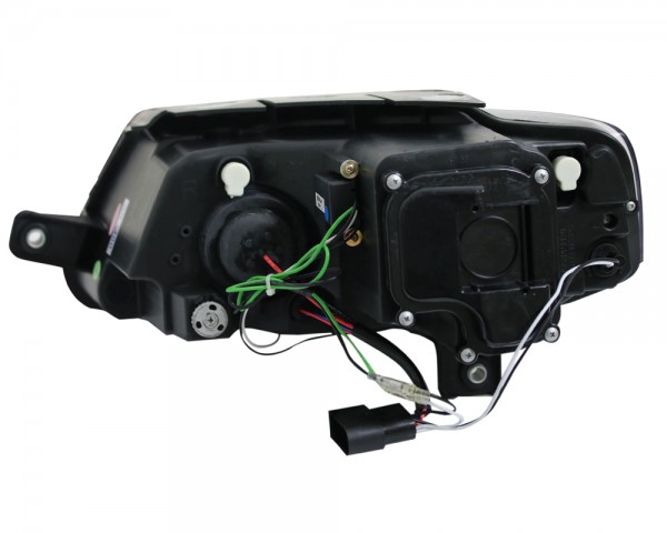 Scheinwerfer LED Tagfahrlicht Optik für VW Passat 3C B6 Bj. 05-10 Schwarz