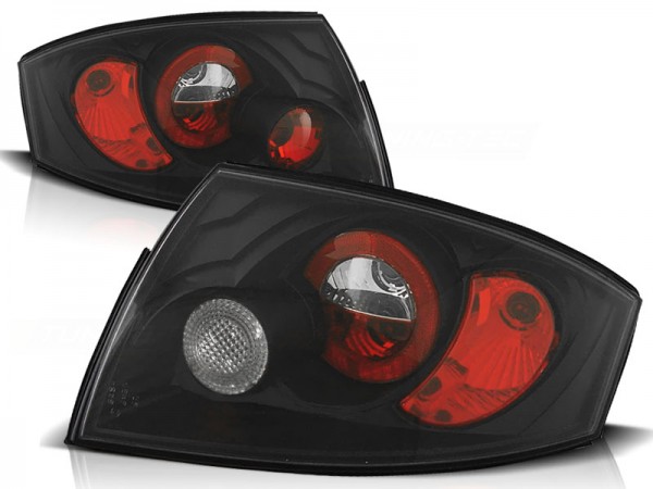 Rückleuchten Klarglas für Audi TT 8N Bj. 99-06 Schwarz