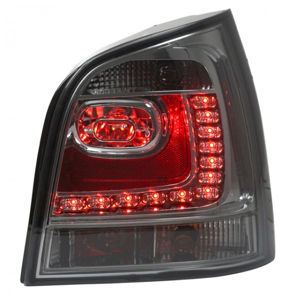 LED Rückleuchten in 6R Look für VW Polo 9N3 Bj. 05-09 Smoke