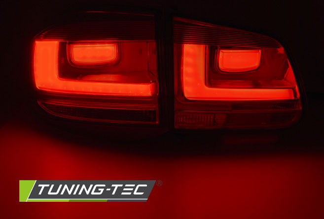 LED Lightbar Rückleuchten für VW Tiguan 5N Bj. 07-11 Rot/Gelb