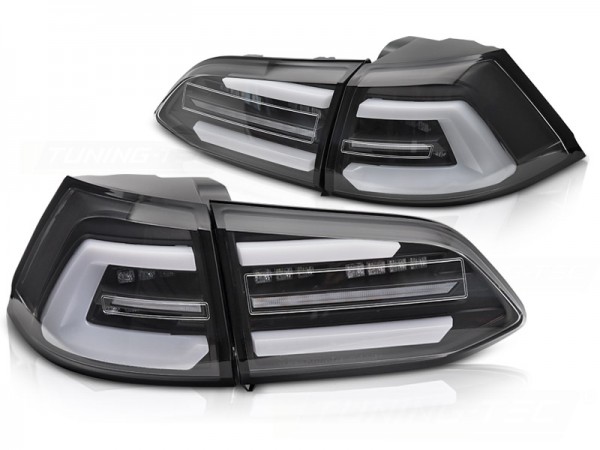 Voll LED Lightbar Rückleuchten für VW Golf 7 (VII) Variant Bj. 13-17 Schwarz