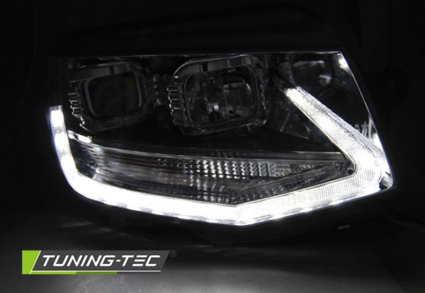 Scheinwerfer DRL LED Tagfahrlicht für VW T6 Bj. 15-19 Chrom