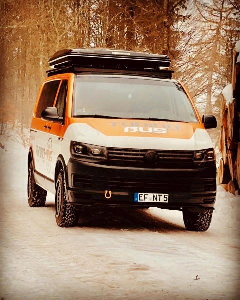 Voll LED Scheinwerfer Tagfahrlicht für VW T6 15-19 Schwarz LED Blinker - Black Edition