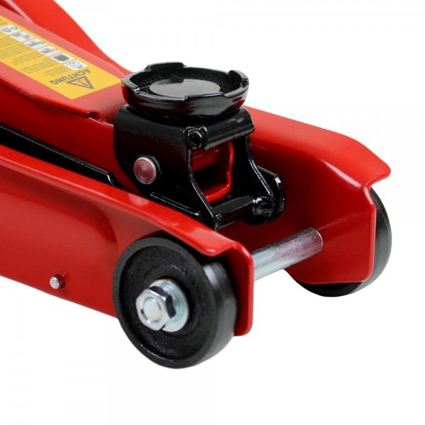 PKW Rangier Wagenheber Rot 8,5cm flach 2T Low Profile tiefergelegte Fahrzeuge