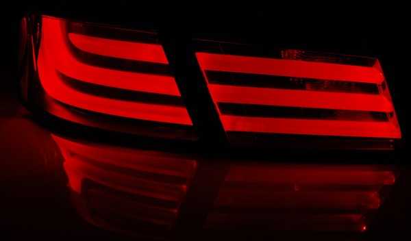 LED Lightbar Rückleuchten für BMW F10 Bj. 10-13 Smoke LED Blinker