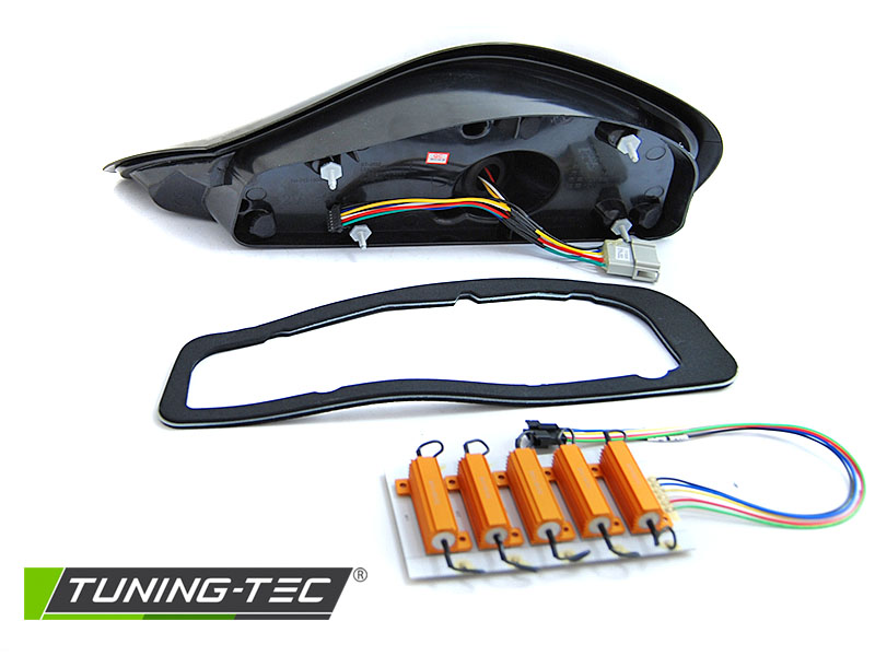 Voll LED Lightbar Rückleuchten für Porsche Boxster 986 Bj. 96-04 Schwarz