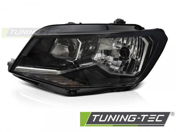 Scheinwerfer Halogen Links für VW Caddy IV SA Bj. 15-20 Stellmotor DRL H4 TYC