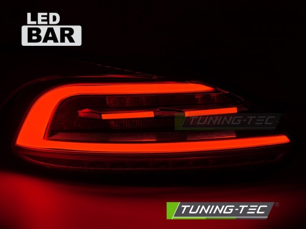 LED Lightbar Rückleuchten für VW Scirocco 3 (III) Bj. 08-14 Rot mit dynamischen Blinker