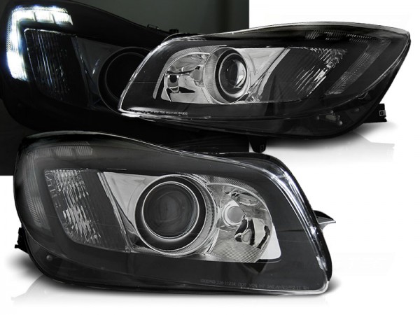 Scheinwerfer DRL LED Tagfahrlicht für Opel Insignia Bj. 08-12 Schwarz