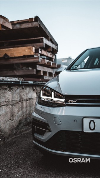 OSRAM LEDriving® Voll LED Scheinwerfer für VW Golf 7.5 VII Facelift Bj. 17-20 Schwarz Edition