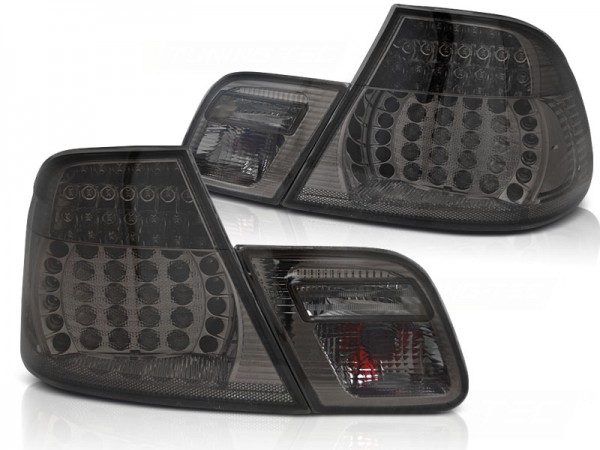LED Rückleuchten für BMW E46 Coupe Bj. 99-03 Smoke dynamischer Blinker