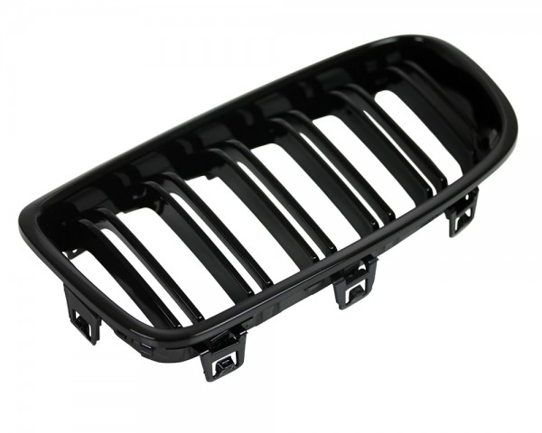 Nieren Kühlergrill für 3er BMW F30 F31 2011- Schwarz Klavierlack Doppelsteg