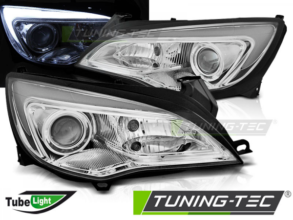 Scheinwerfer DRL LED Tagfahrlicht für Opel Astra J Bj. 09-15 Chrom LTI