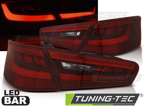 LED Lightbar Rückleuchten für Audi A3 8V Bj. 12-16 Rot/Smoke