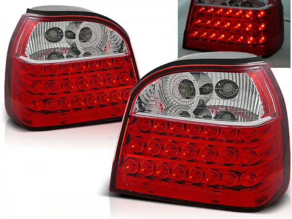 LED Rückleuchten für VW Golf 3 (III) Limo Bj. 91-98 Rot