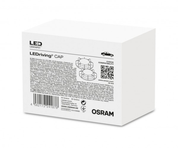 OSRAM LEDriving CAP Scheinwerfer Abdeckkappen für LED Einbau 2 Stück LEDCAP01