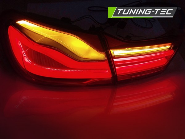 Voll LED Lightbar Rückleuchten für BMW F32 F33 F82 Bj. 2013-2016 Rot/Smoke
