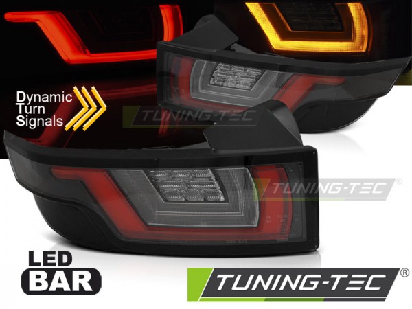 LED Lightbar Rückleuchten für Land Rover Range Rover Evoque Bj. 11-18 Schwarz