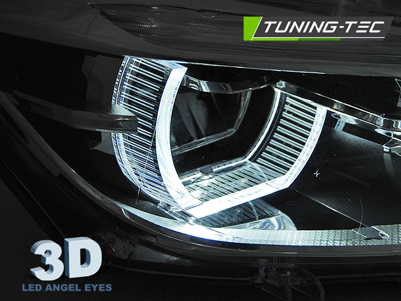 Voll LED Scheinwerfer Tagfahrlicht für BMW 3er F30 F31 Bj. 11-15 Schwarz