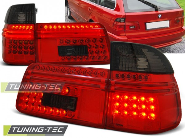 LED Rückleuchten für BMW E39 Touring Bj. 97-04 Rot/Smoke