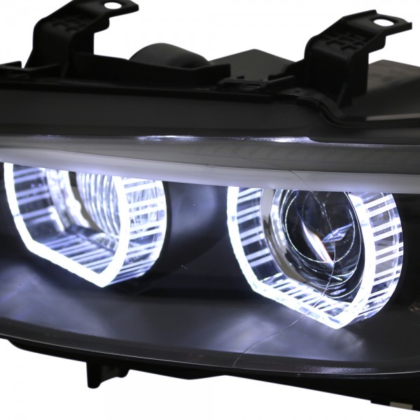Xenon Scheinwerfer DRL LED Tagfahrlicht für BMW E92 E93 mit AFS Bj. 05-10 Schwarz