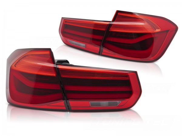 LED Lightbar Rückleuchten für BMW F30 Limo Bj. 11-19 Rot dynamischer Blinker