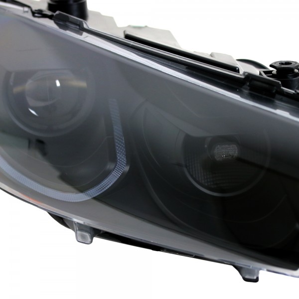 Voll LED Scheinwerfer Tagfahrlicht für VW Scirocco 3 Bj. 08-14 Schwarz