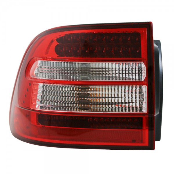 LED Rückleuchten für Porsche Cayenne 955 9PA Bj. 02-07 Rot/Chrom