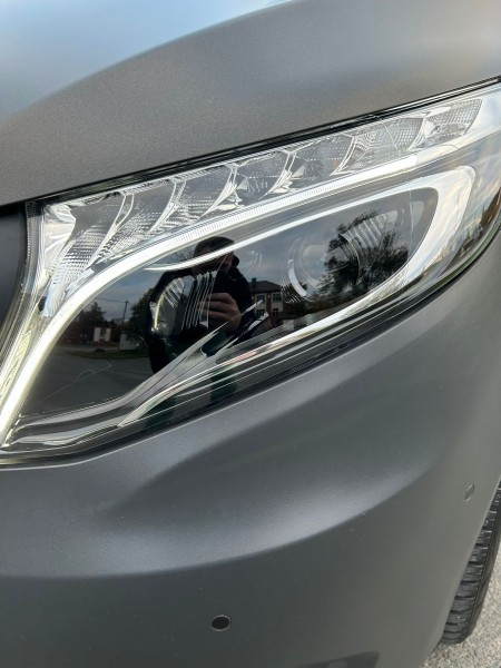 Voll LED Scheinwerfer Tagfahrlicht für Mercedes V-Klasse / Vito W447 Bj. 14-23 Schwarz LED Blinker