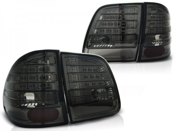 LED Rückleuchten für Mercedes E-Klasse W210 Kombi Bj. 96-03 Smoke