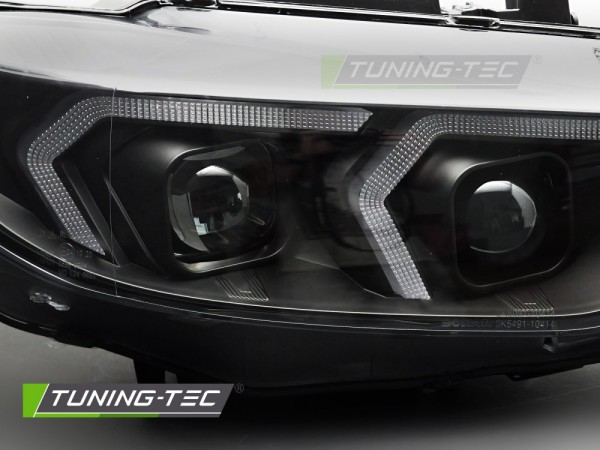Xenon Scheinwerfer DRL LED Tagfahrlicht für BMW 4er F32 F33 Bj. 13-17 Schwarz