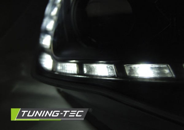 Scheinwerfer DRL LED Tagfahrlicht für Seat Ibiza 6J Facelift Bj. 12-15 Schwarz