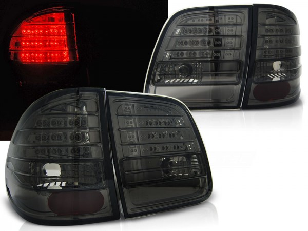LED Rückleuchten für Mercedes E-Klasse W210 Kombi Bj. 96-03 Smoke