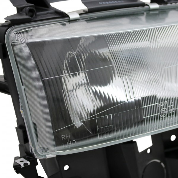 Scheinwerfer für VW T4 Bus Multivan Bj. 96-03 Schwarz langer Vorderwagen