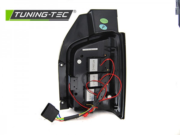 Voll LED Lightbar Rückleuchten für VW T6 Bj. 15-19 Smoke (Flügeltüren / Halogen)