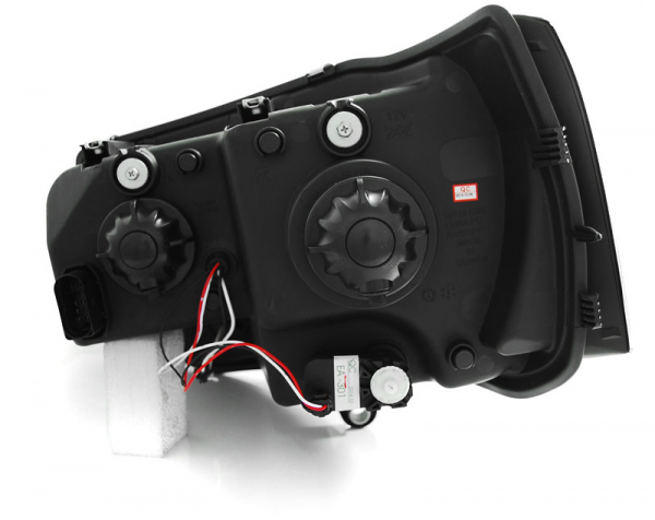 Scheinwerfer DRL LED Tagfahrlicht für VW T5 GP Facelift Bj. 10-15 Schwarz LTI