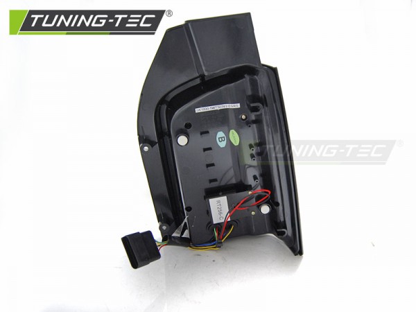 Voll LED Lightbar Rückleuchten für VW T5 Bj. 03-09 Smoke dynamischer Blinker (Flügeltüren)