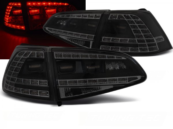 LED Rückleuchten für VW Golf 7 (VII) Limo Bj. 12-17 Smoke dynamischer Blinker